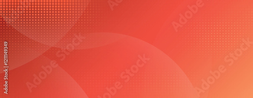 Abstract red background with a gradient red color and dotted texture. The background features overlapping circles and a vibrant red hue. Geometric gradient background vector. Red background.