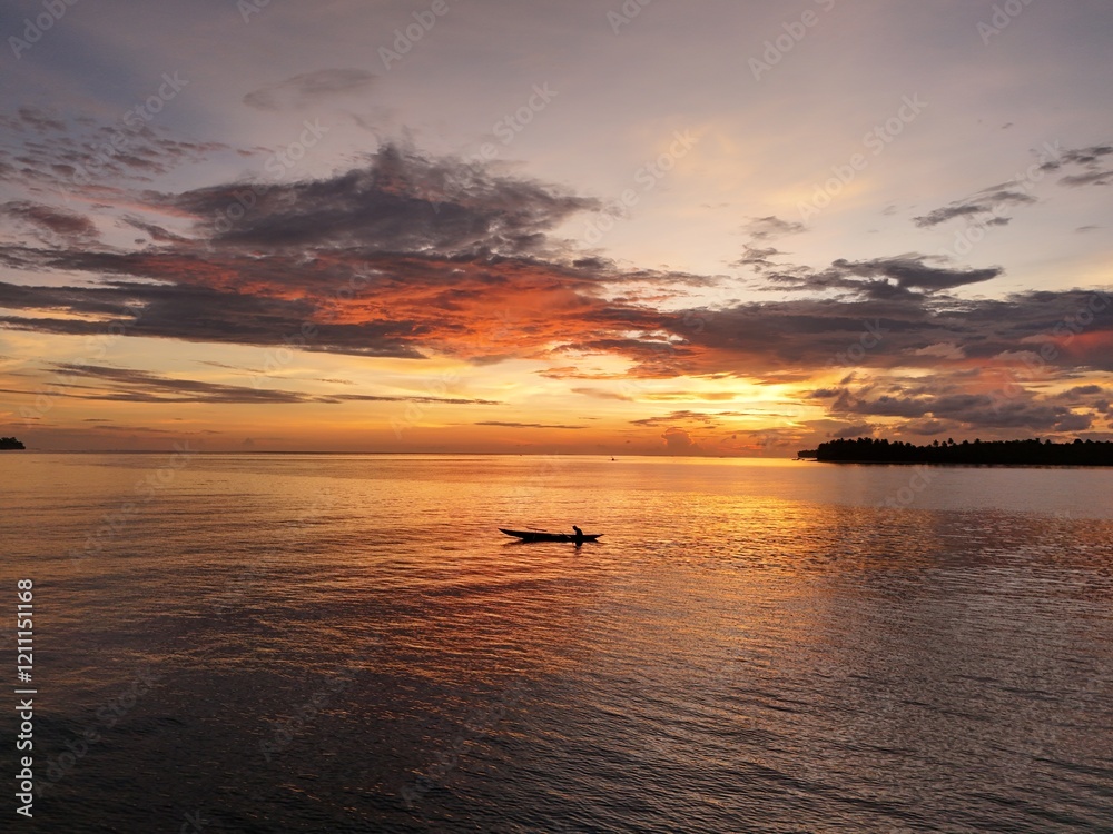 Sunset view in the Mentawai Islands Sumatra, Indonesia Sunset view in the Mentawai Islands Sumatra, Indonesia