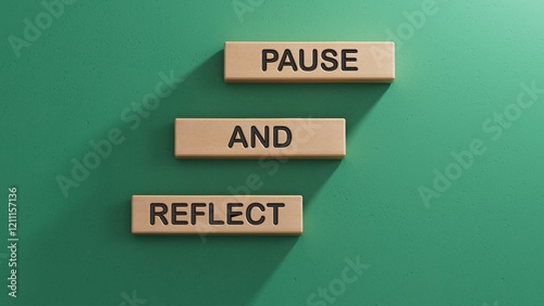 Принти на полотні Pause and Reflect symbol