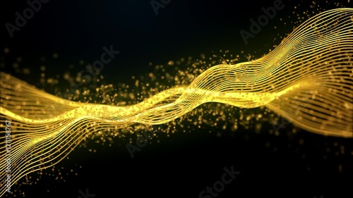 Abstract Wave Lines (loop 4k).