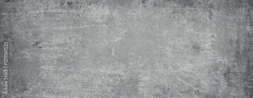 Grunge background with a rough texture. Gray background featuring a distressed, gray surface with a worn, gritty appearance. Rough concrete texture background. Gray background vector.