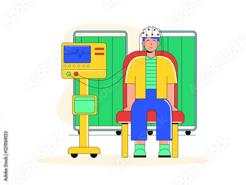 Physio therapy illustration. Healthy problems illustrations. Flat vector illustrations