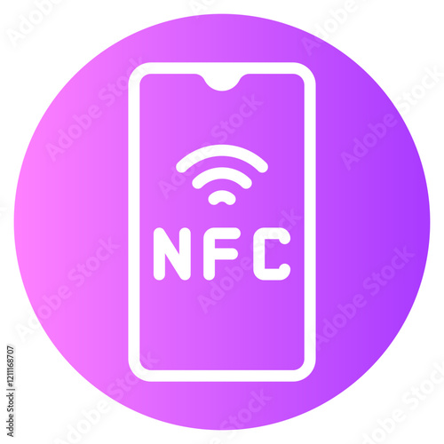 nfc gradient icon