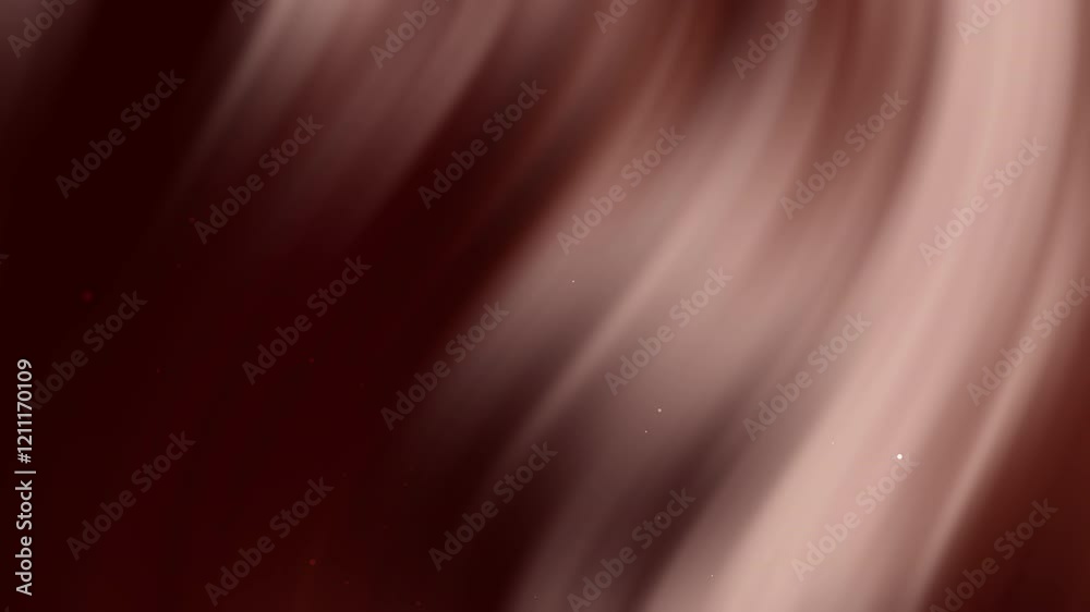 Abstract flowing light brown gradient background with subtle particle details