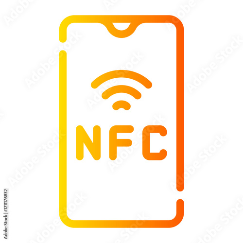nfc gradient icon