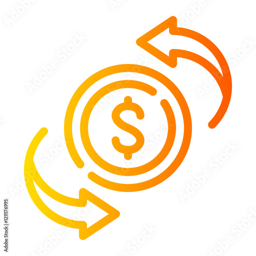 peer to peer gradient icon