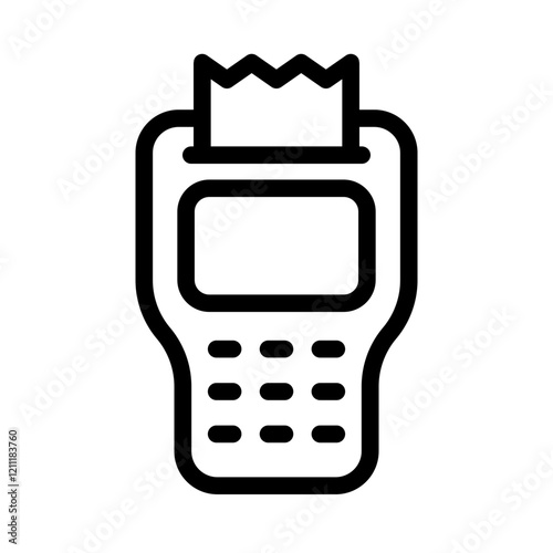 pos payment outline style