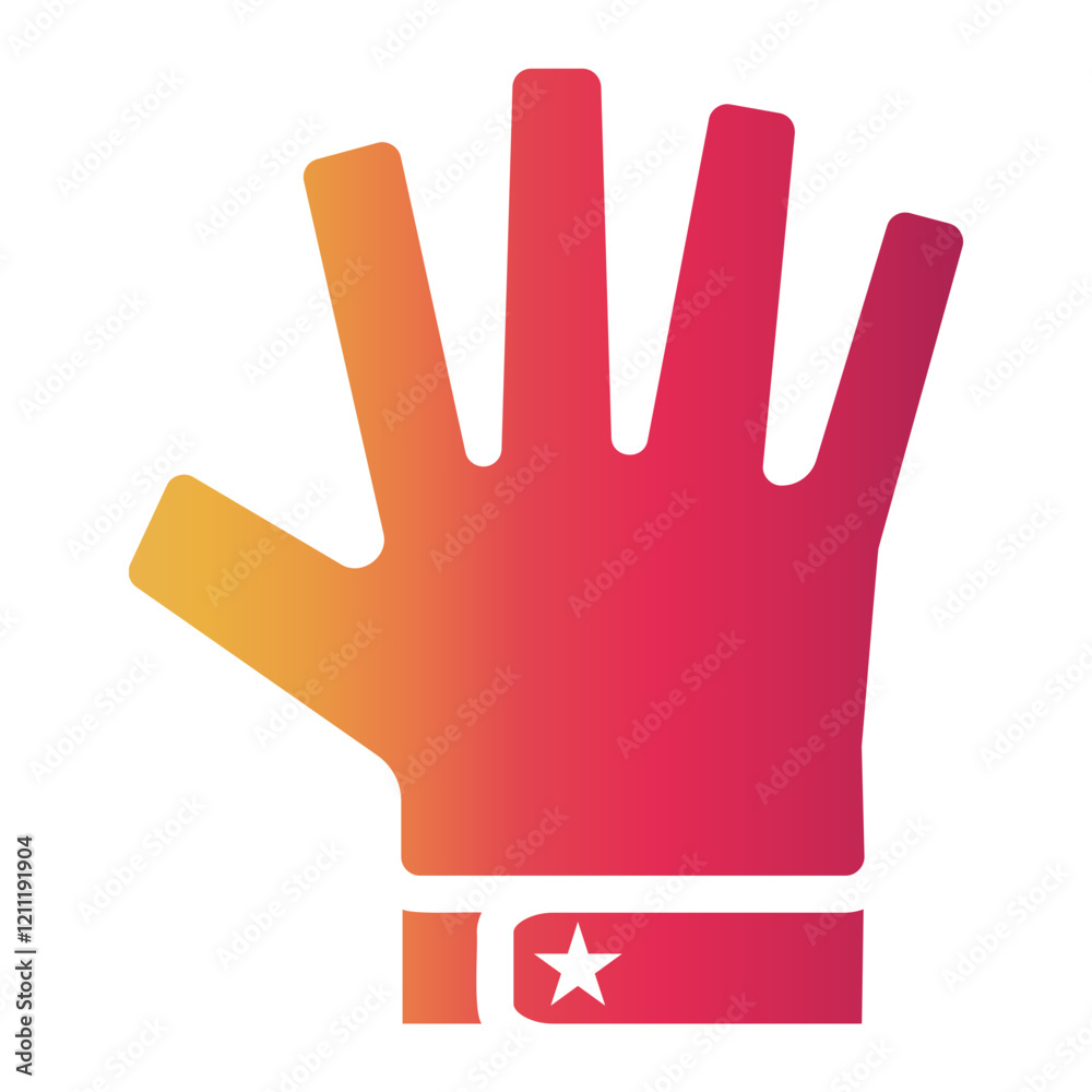 goalkeeper Gradient icon goalkeeper Gradient icon