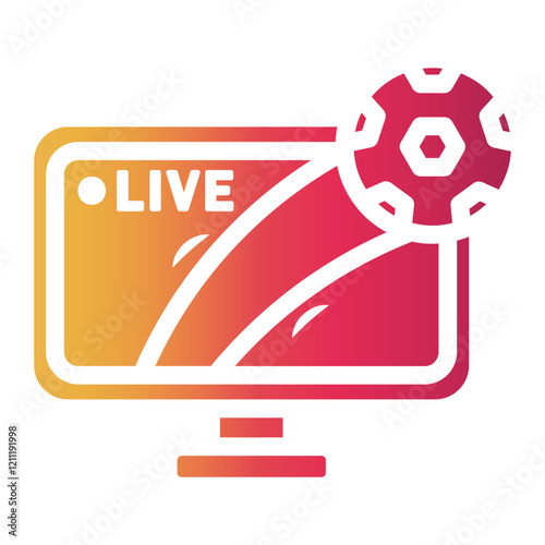 television Gradient icon