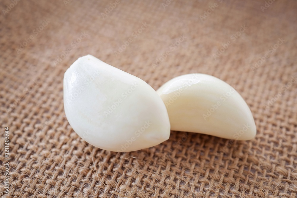 Garlic background, close up food Garlic background, close up food