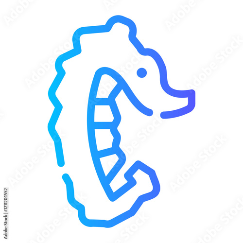Canvas Print seahorse