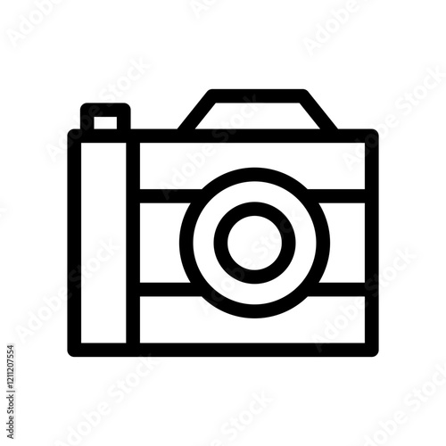 camera photography outline style