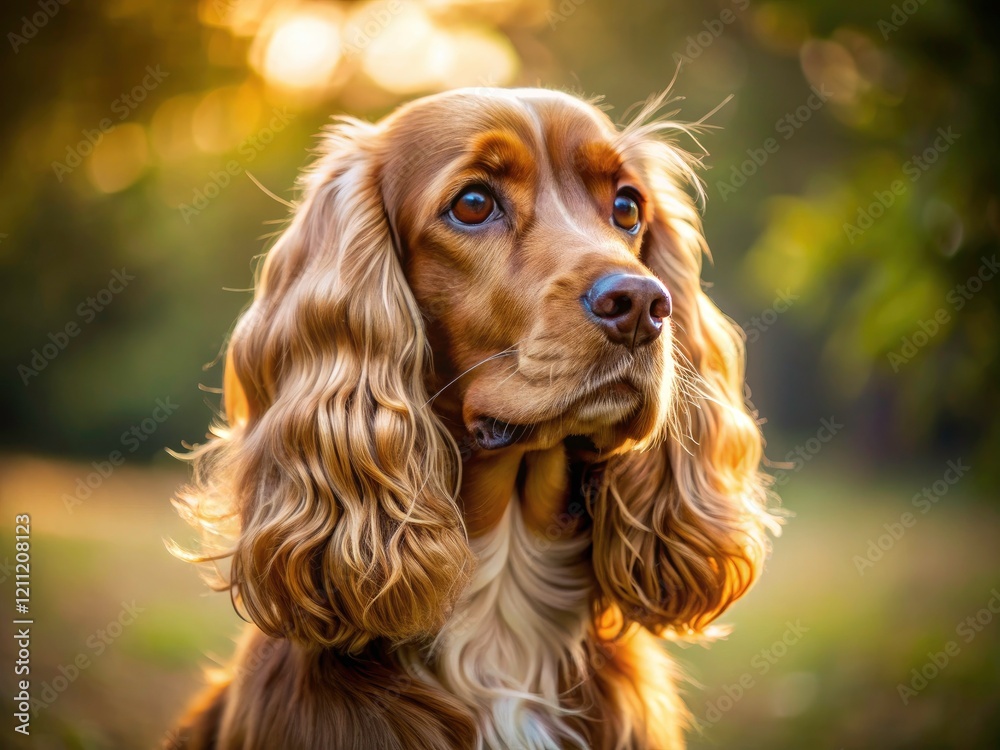 English Cocker Spaniel Dog Portrait, Outdoor Photoshoot, Canine Photography, Cute Puppy, Happy Dog, Brown Cocker Spaniel, Fluffy Dog, Dog Breed, Pet Photography English Cocker Spaniel Dog Portrait, Outdoor Photoshoot, Canine Photography, Cute Puppy, Happy Dog, Brown Cocker Spaniel, Fluffy Dog, Dog Breed, Pet Photography