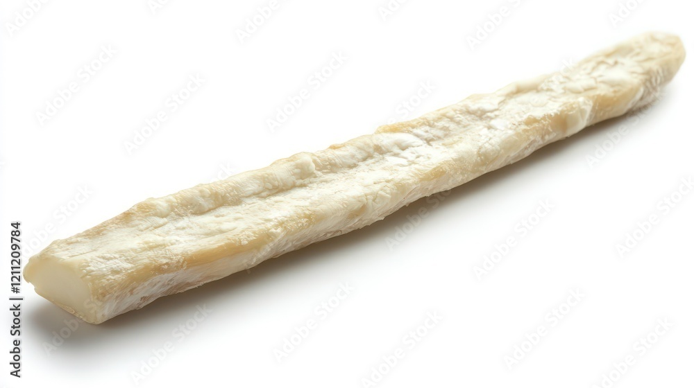 Fish or Cheese stick, isolated on white background, full depth of field