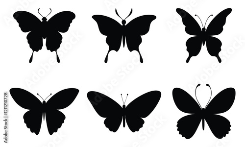 Butterfly Silhouettes: Perfect for Creative DIY Projects