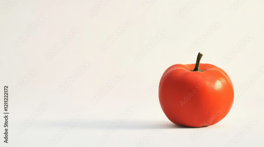 Obraz premium persimmon isolated on white background, full depth of field