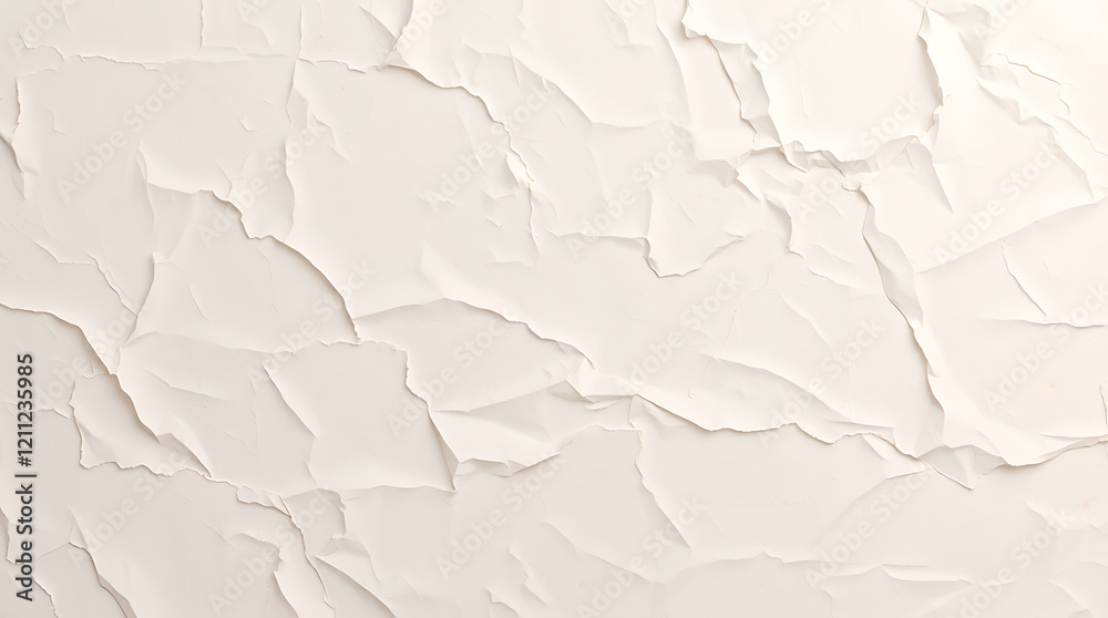 Fototapeta premium Cracked White Abstract Texture - High-Quality Background for Creative Projects