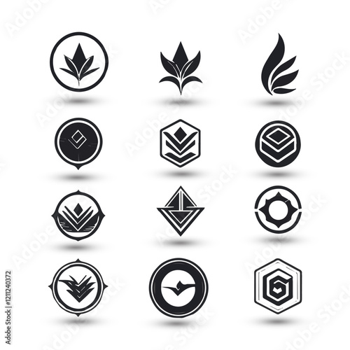 Collection Logo symbol icon brand identity finance business icons