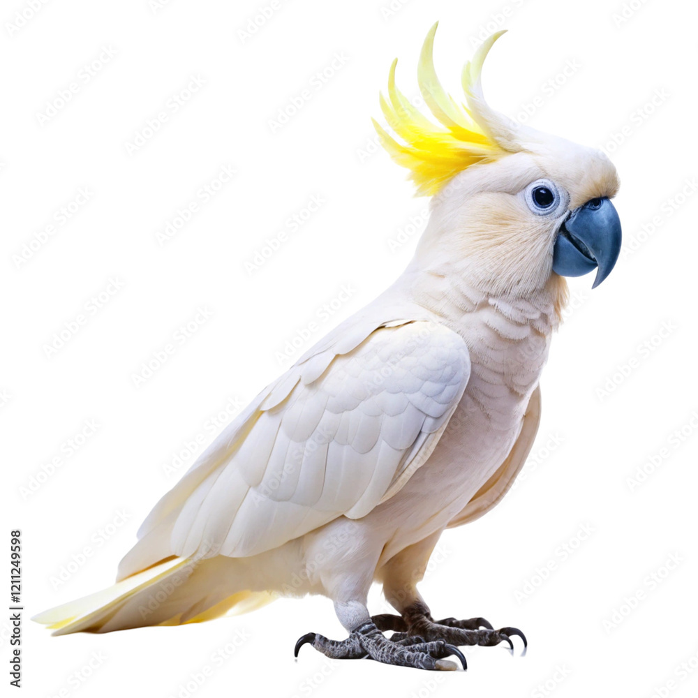 Full-body cockatoo isolated on transparent background
Full-body cockatoo isolated on transparent background