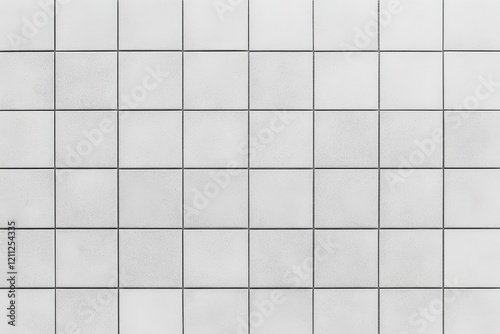 A grid of white tiles with a subtle texture, creating a clean and minimalist aesthetic, suitable for various design applications.