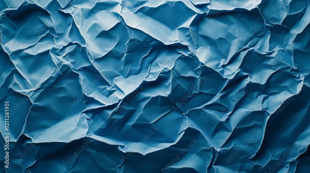 Obraz premium Abstract textured blue paper