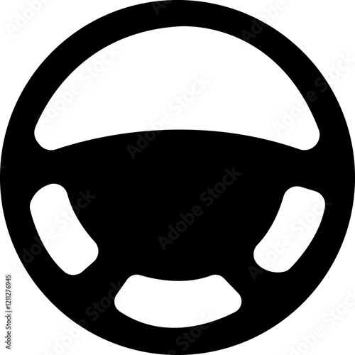 steering wheel icon.Car/automobile steering wheel or driving wheel flat icon for apps and websites.steering wheel icon or logo isolated sign symbol vector illustration,isolated on white background.