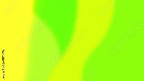 Abstract grainy blurred gradient background with vertical moved waves in yellow and green colors. Cinematic retro style effect, 4k footage for wallpapers, social media and more video projects