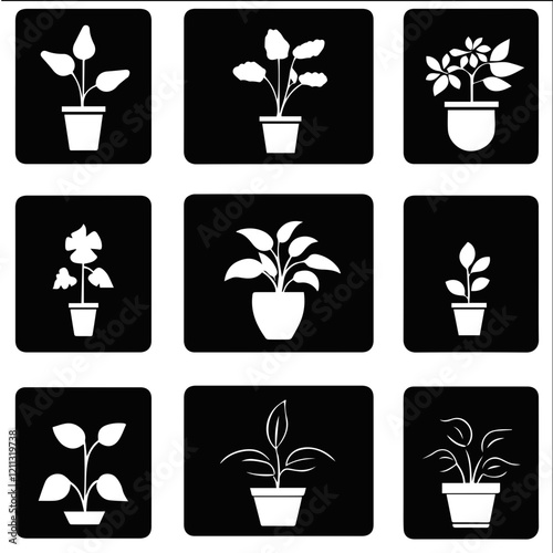 set of icons for design