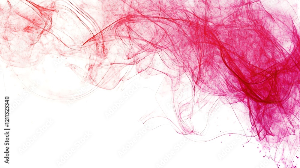 Abstract Pink Watercolor Swirls and Flashes Abstract Pink Watercolor Swirls and Flashes