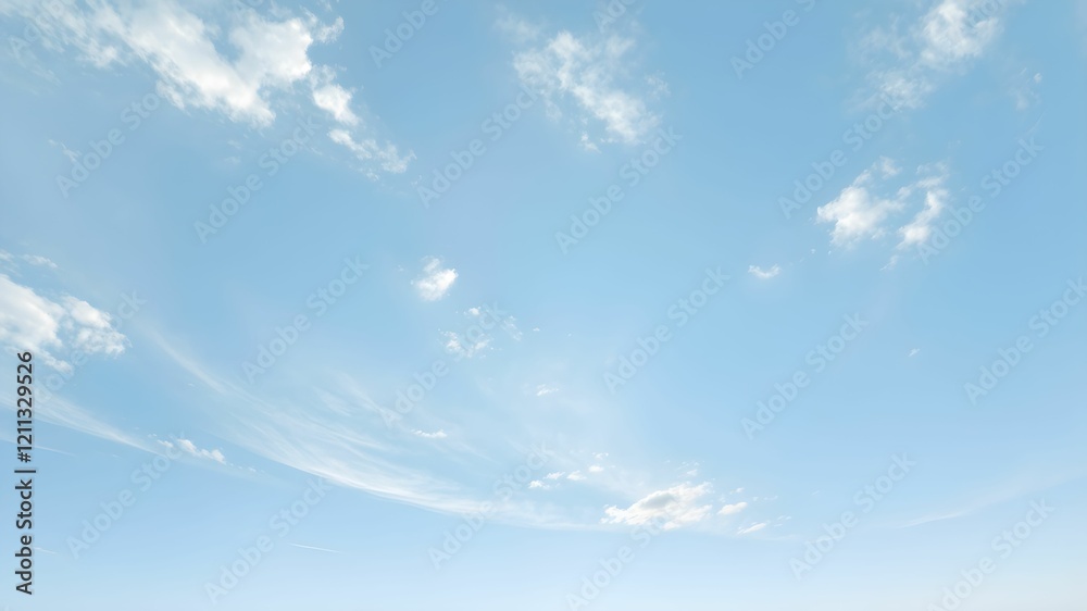 Fototapeta premium blue sky background with tiny clouds. blue sky background with tiny clouds