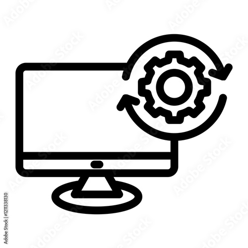 Operating System Line Icon