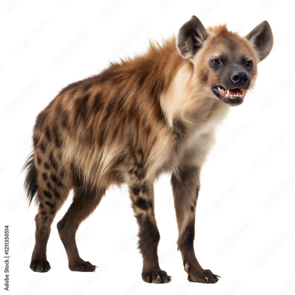 Obraz premium Brown Hyena AI Generated Image