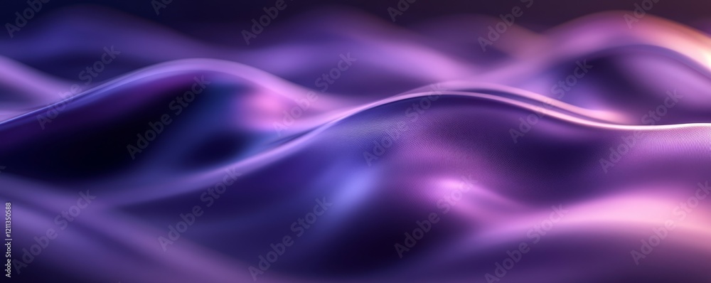 Obraz premium Smooth gradient flow, blurred landing page backdrop, Generative AI