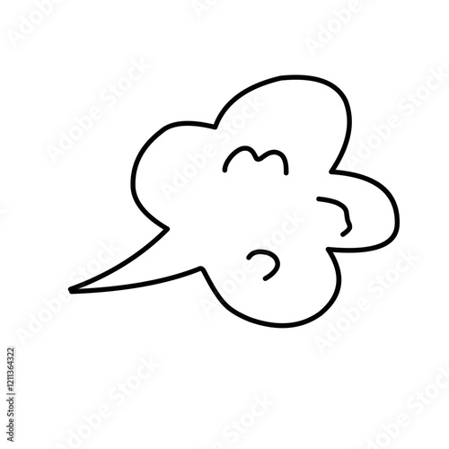 Comic fart Cloud 