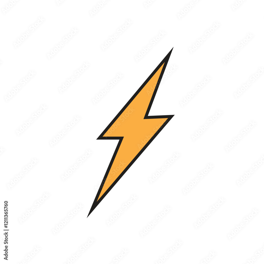 Power lightning logo vector design Power lightning logo vector design
