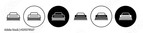 Washing brush icon