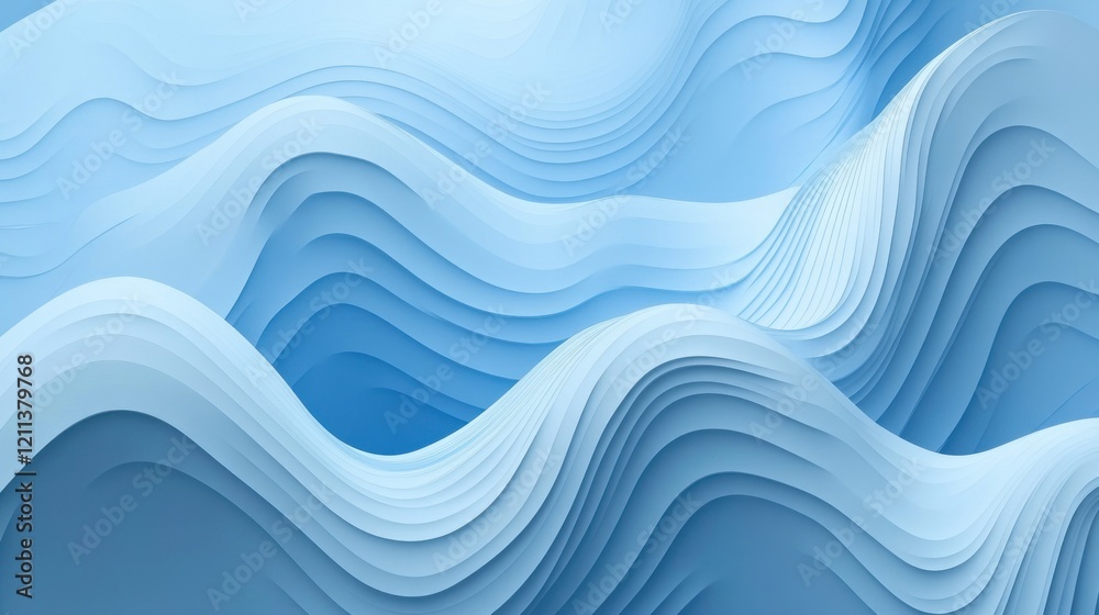 Abstract blue waves, layered texture, digital art, background, website design Abstract blue waves, layered texture, digital art, background, website design