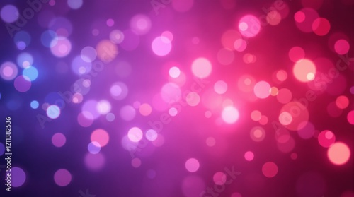 Wallpaper Mural Abstract vibrant pink and purple bokeh lights with soft circular shapes over gradient background. Concept of festive, dreamy, magical atmosphere. Ai generative Torontodigital.ca