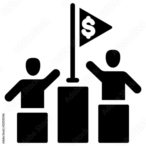 Competition Glyph Icon