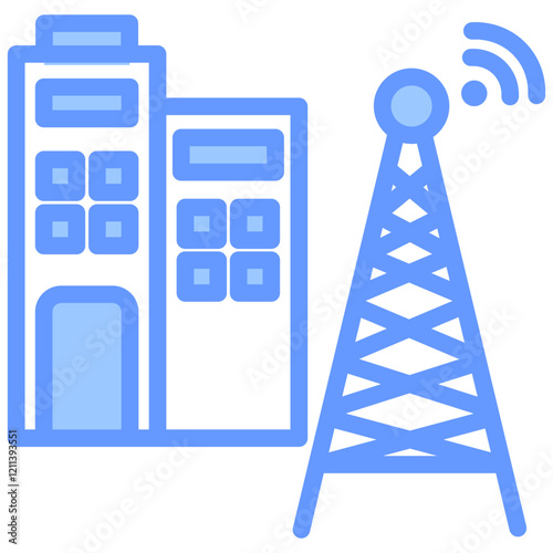 It Support Blue Icon