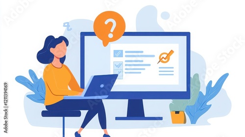 A person answering questions in an online quiz for an IT certification exam. 