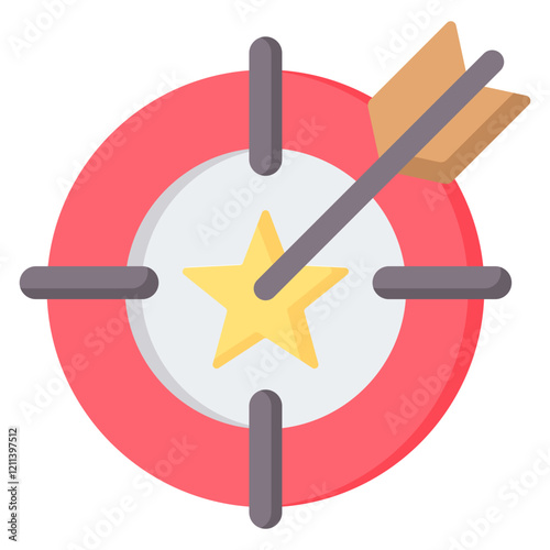 Target Flat Icon