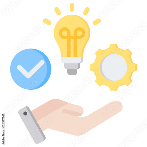Competency Flat Icon