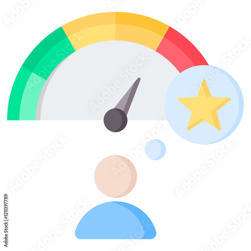 Performance Expectation Flat Icon