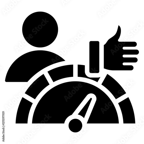 Goals Glyph Icon