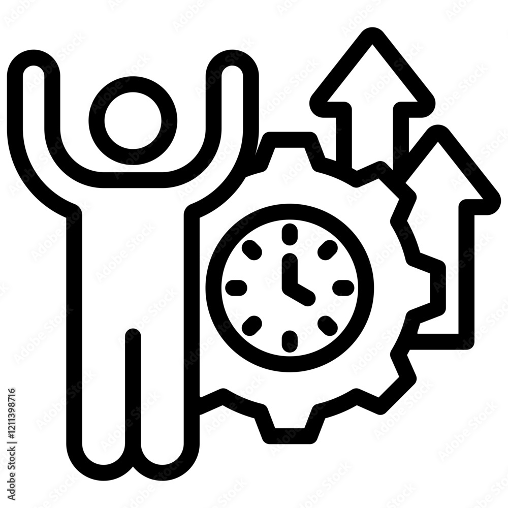 Productivity Outline Icon