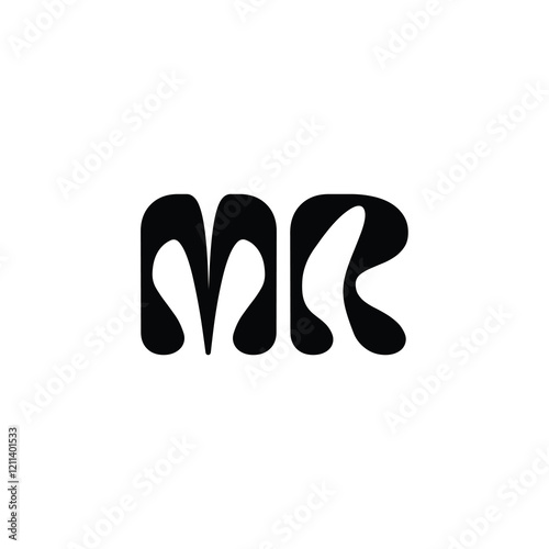 MA monogram logo design letter text name symbol monochrome logotype alphabet character simple logo