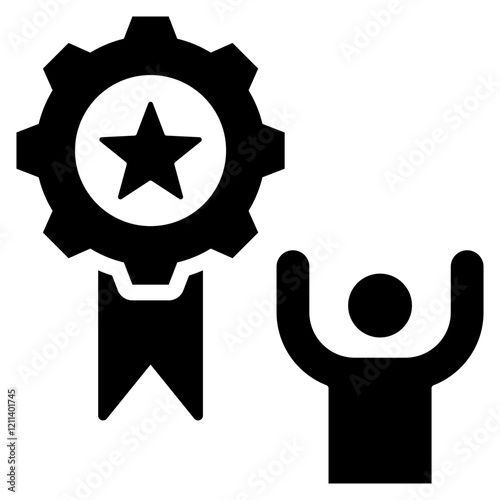 Success Glyph Icon