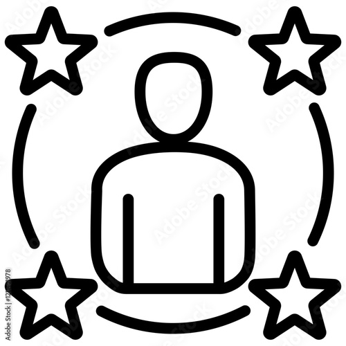 Competence Outline Icon