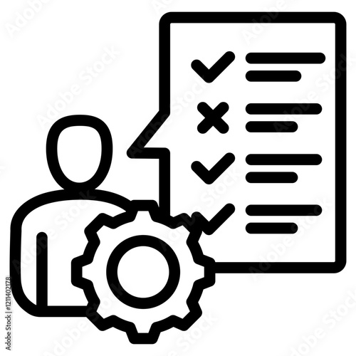 Competency Assessment Outline Icon photo